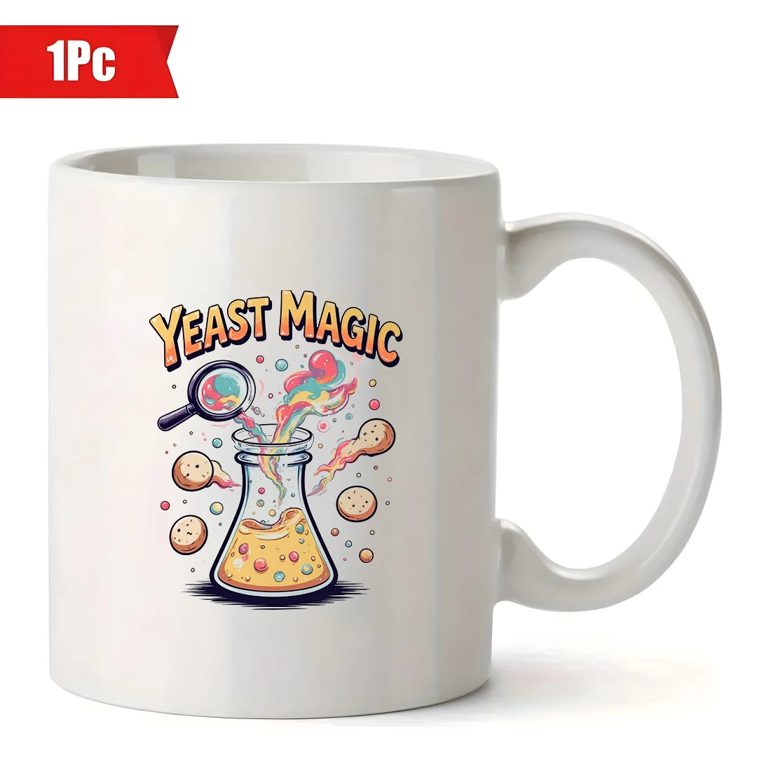 11온스 머그컵 + 매직 이스트 교육용 컵 어린이 재미있는 학습 컵 크리스마스 가족 사무실 컵