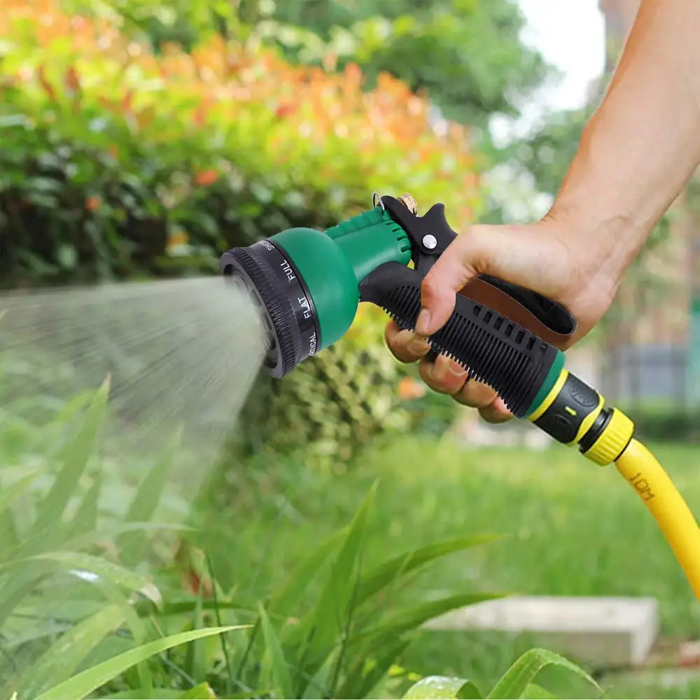 8 Function Spray Nozzle Gun - 8 Speed Spray Nozzle 8 Different Mode Connects to Standard Garden Hose