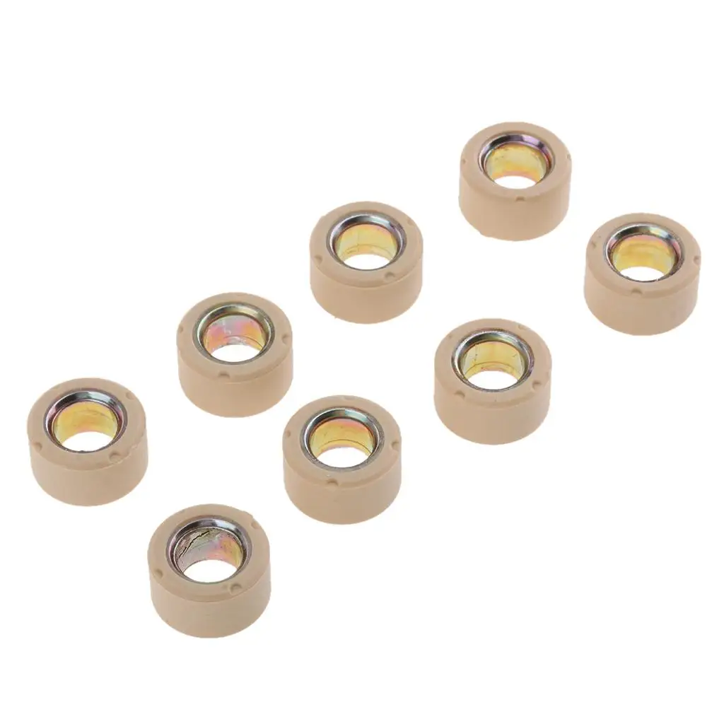 8 Pieces Performance Racing 20x12mm Variator Roller Weights 12.8 gram for Yamaha LH250 YP250