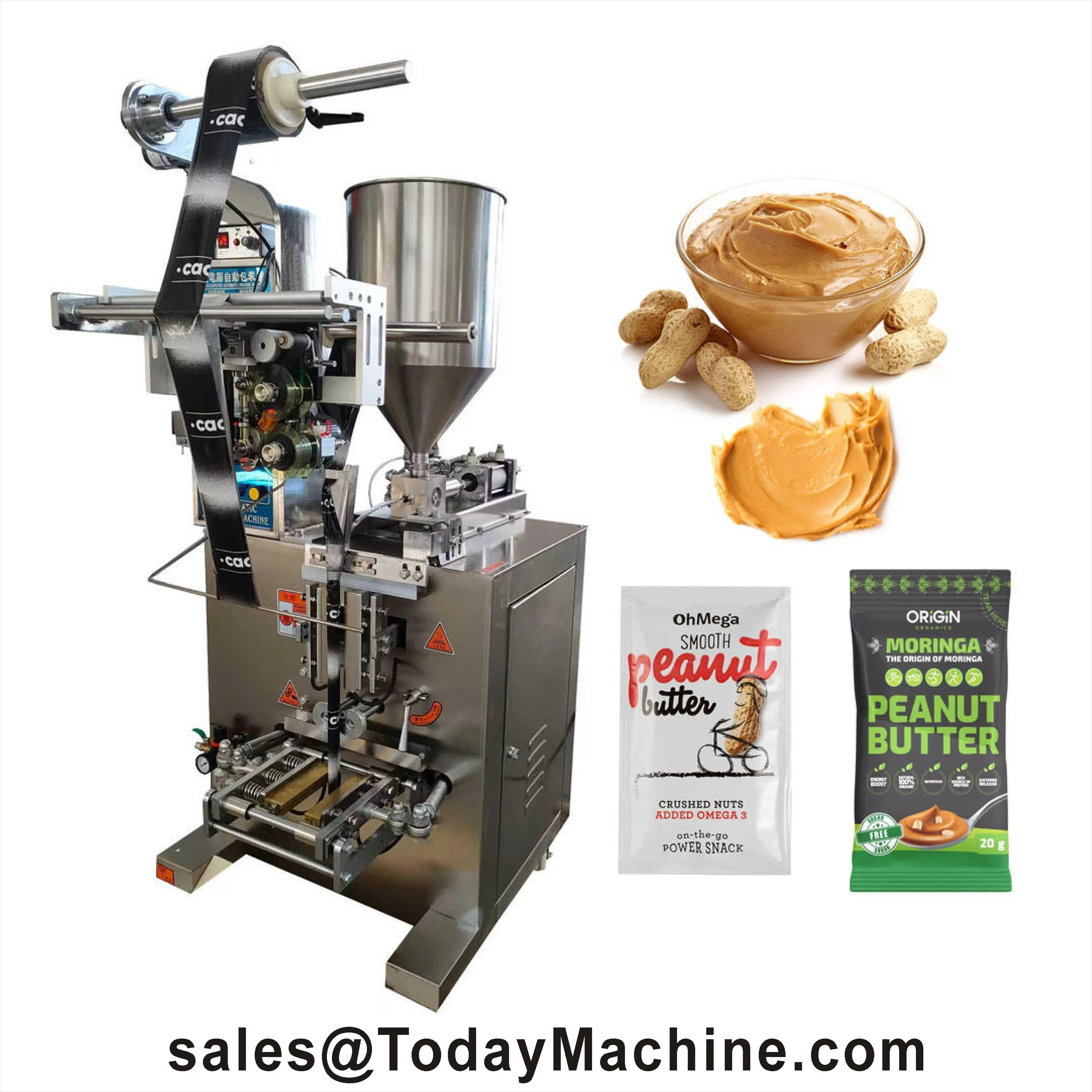 Automatic Multi Lanes Liquid Sachet Fill Machine Small Bag Honey Sauce Peanut Butter Paste Liquid Package Ketchup Pack Machine