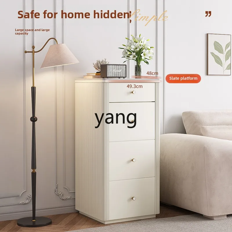 

LH invisible safe household smart fingerprint password box large capacity bedside table