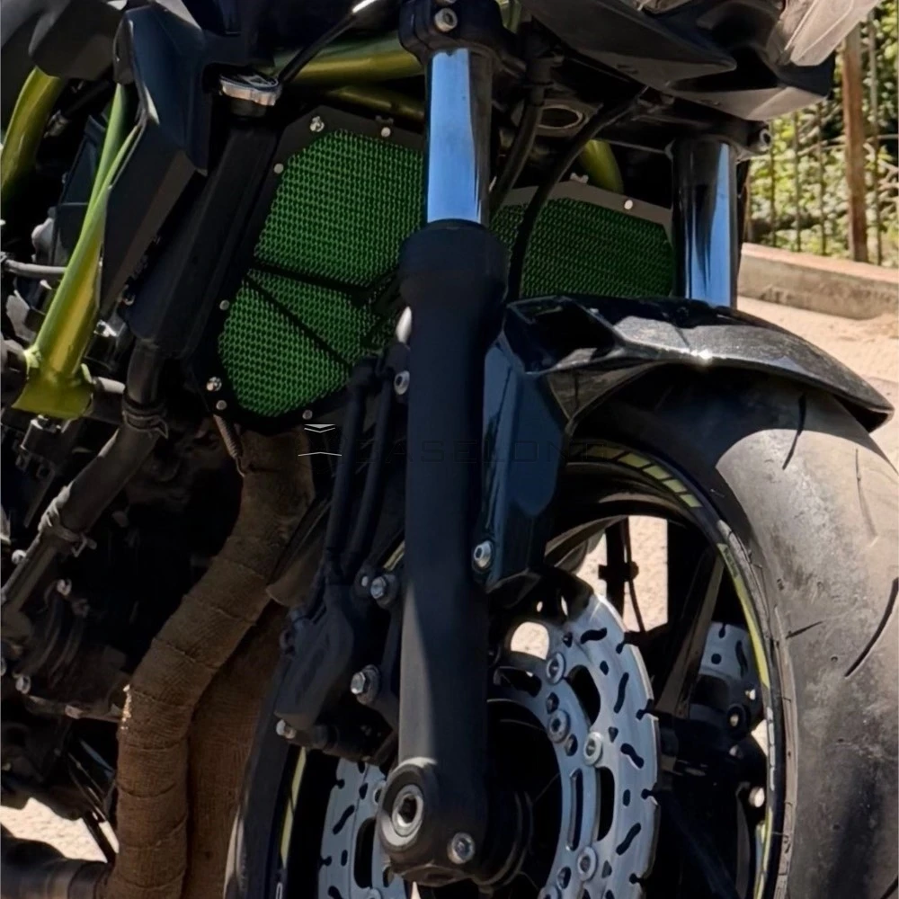 For Kawasaki Ninja 650 Z650 Z650RS 2017- 2025 2026 FOR Ninja650 Motorcycle Radiator Grille Guard Cover Protection Water Cooler - view 3