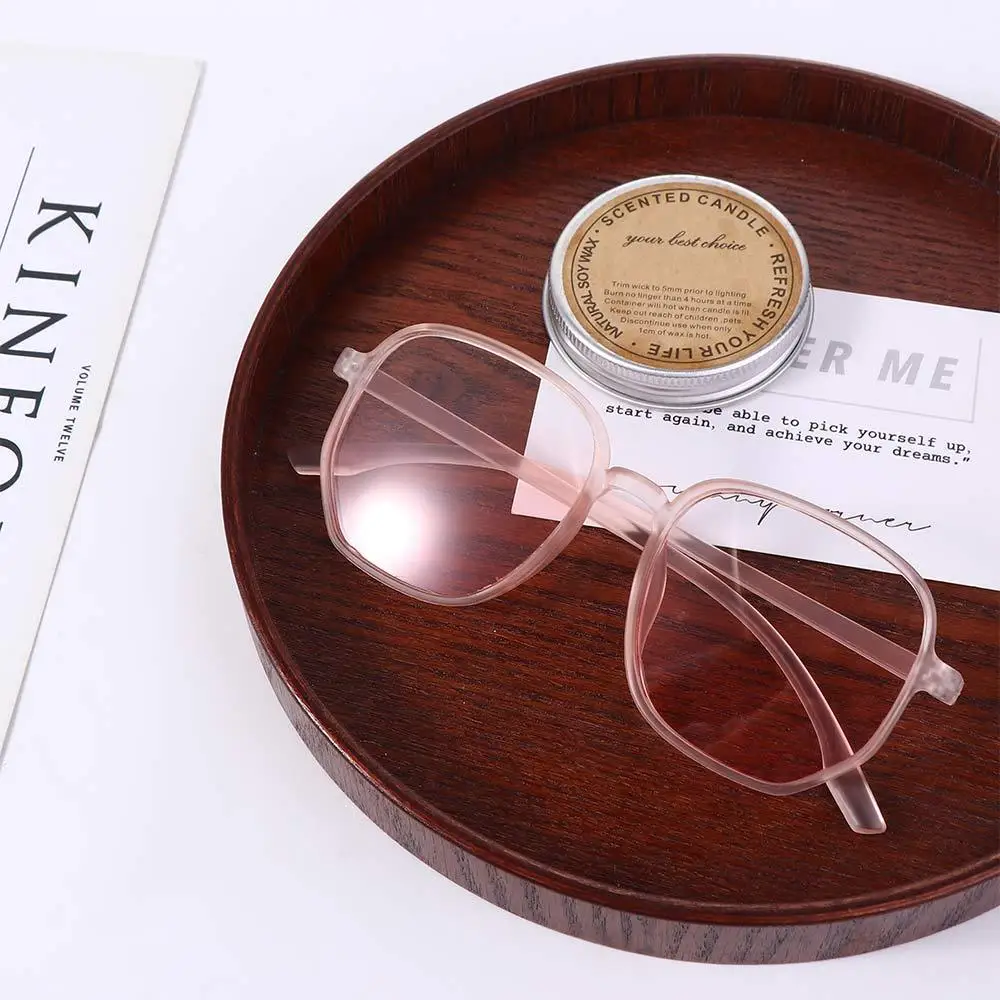 Pink Korean Style Gradient Anti-UV Glasses Square Frame Women Sunglasses Reading Glasses Blush Glasses Presbyopia Eyeglasses