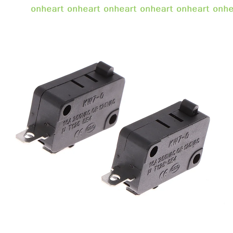 [C]2PCS Automatic Reset Micro Limit Switch Replacement KW7-0-A AC125V/250V 16A Silver Contact Water Heater Limiter