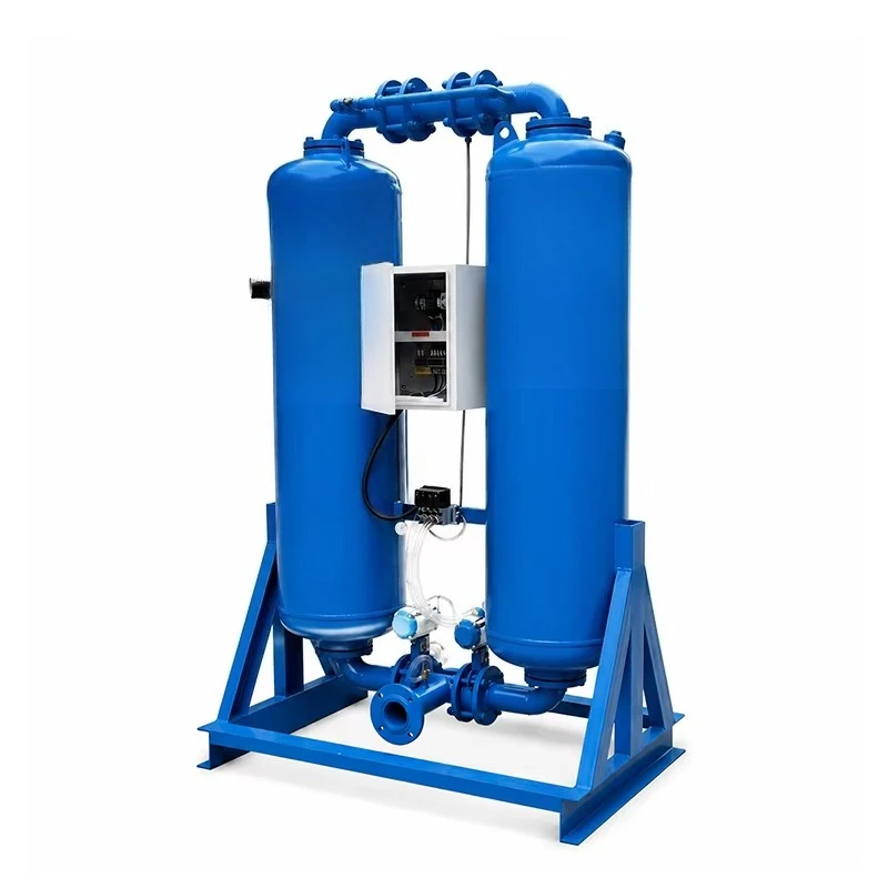 Industrial Micro Heat Regeneration Adsorption Air Dryer Low Dew Point Desiccant Dryer 220V Gas Heating Energy Drying