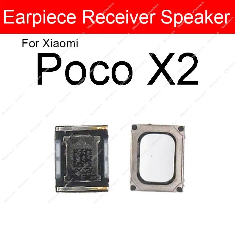 New Ear Earpiece Speaker For Xiaomi Pocophone F1 POCO X3 NFC GT X2 C3 M3 M2 F3 F2 Pro M4 Pro F3 GT F4 Earphone Top Receiver Part