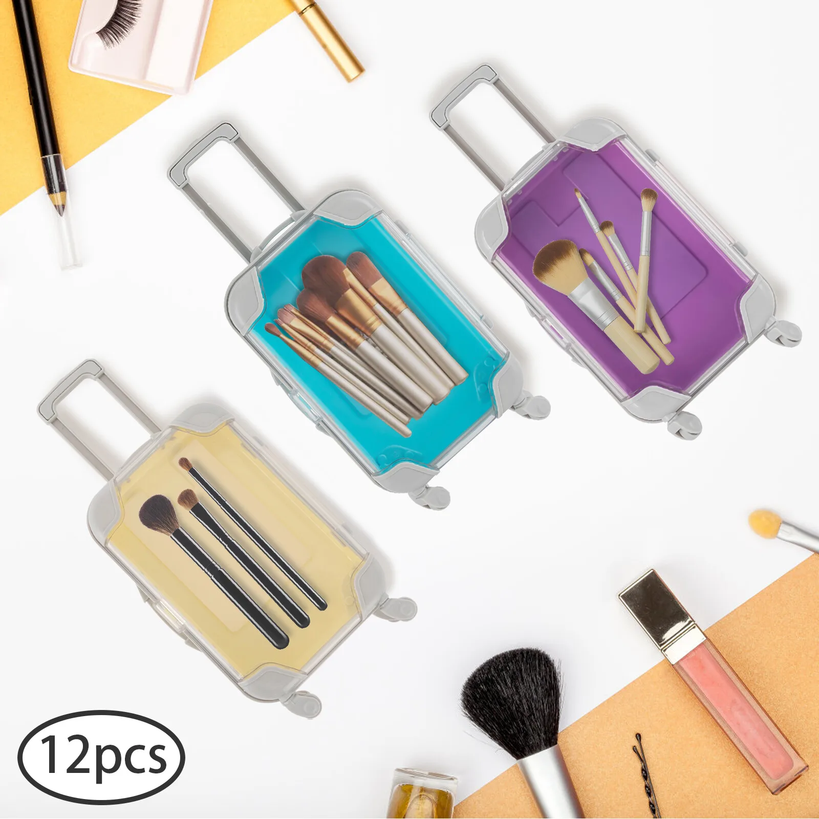 

Portable Small Trolley Cases (2.951.385.12-6.89in) Ideal For Storing Candies, Jewelry & Accessories, Suitable For Parties&Travel