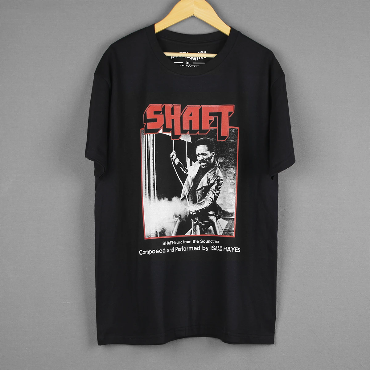 Shaft Isaac Hayes T-Shirt Movie 70S Jazz Funk Soul Cult Soundtrack Purple Rain Washed Cotton Summer Cool Tee Shirts