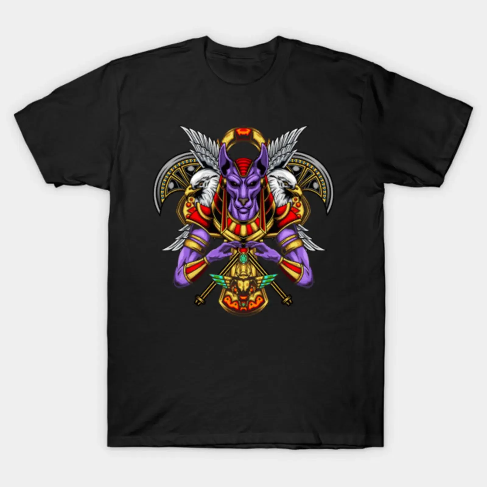 Anubis 1 5 T Shirt vintage Washed Versatile streetwear Soft designer clothes Unisex Stretched Comfortable Breathable Casual