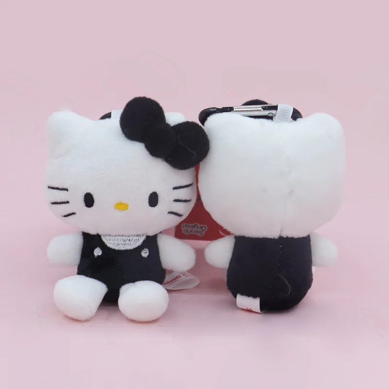 

Japanese Love Button KT Cat Plush Toy Pendant Cute Bow Girl Heart Plush Bag Pendant Doll Kids Gift Decor Hanging Backpack Doll