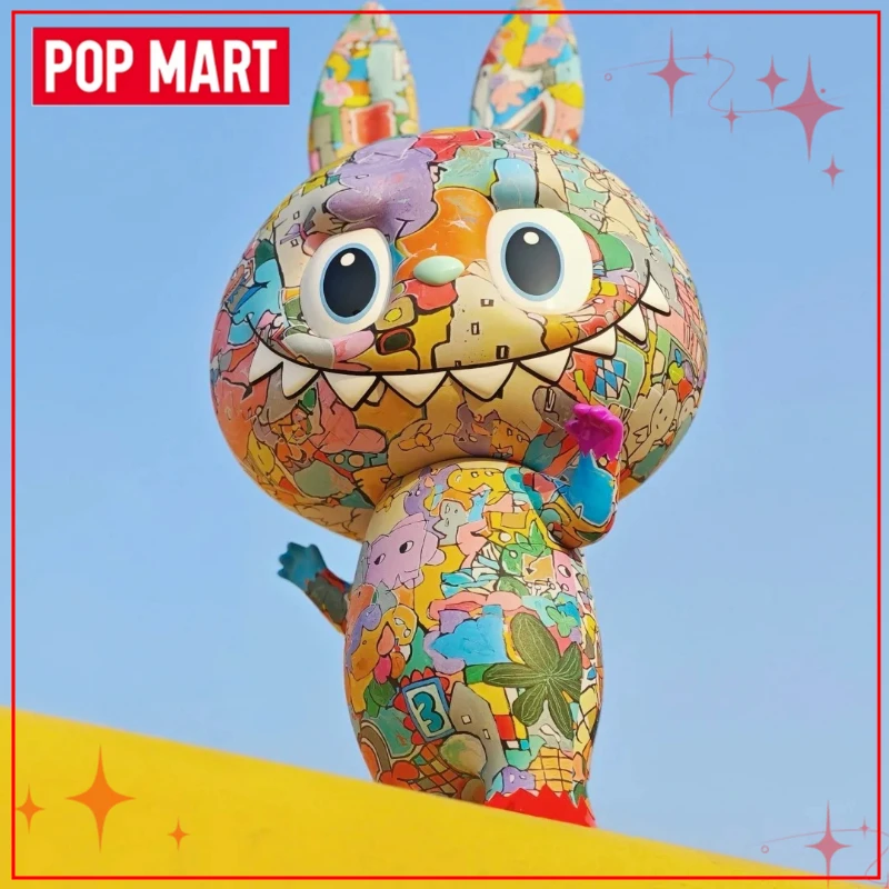 

New Genuine POPMART MEG LABUBU 10 Anniversary 400% Pop Culture Toy Big Doll Figure Ornament Gift