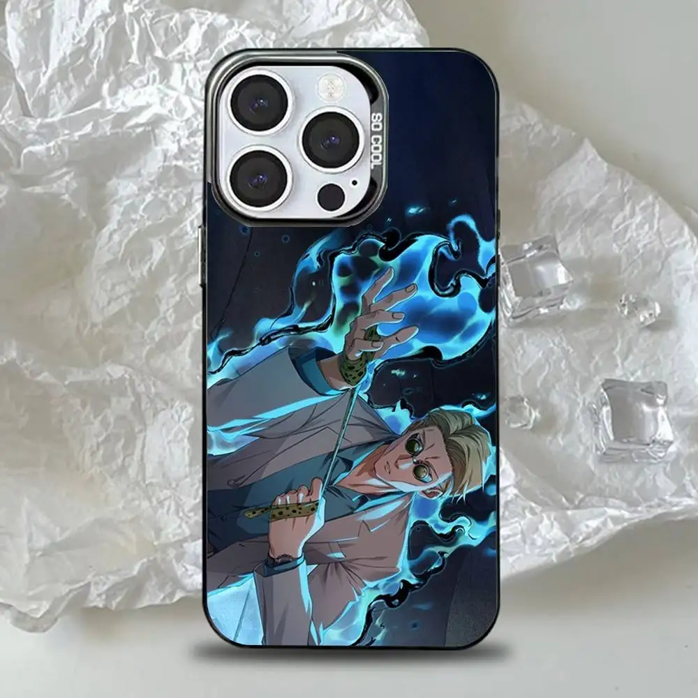 Funda de teléfono Kento n-nanami para iPhone 16,15,14,13,12,11,Pro,Max,Plus,Mini,XS,SE, parachoques duro mate negro anticaída