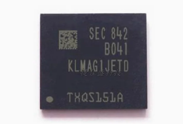 

5 штук новых оригинальных подлинных микросхем памяти KLMAG1JETD-B041 16G 5.1 версии 153-ball EMMC
