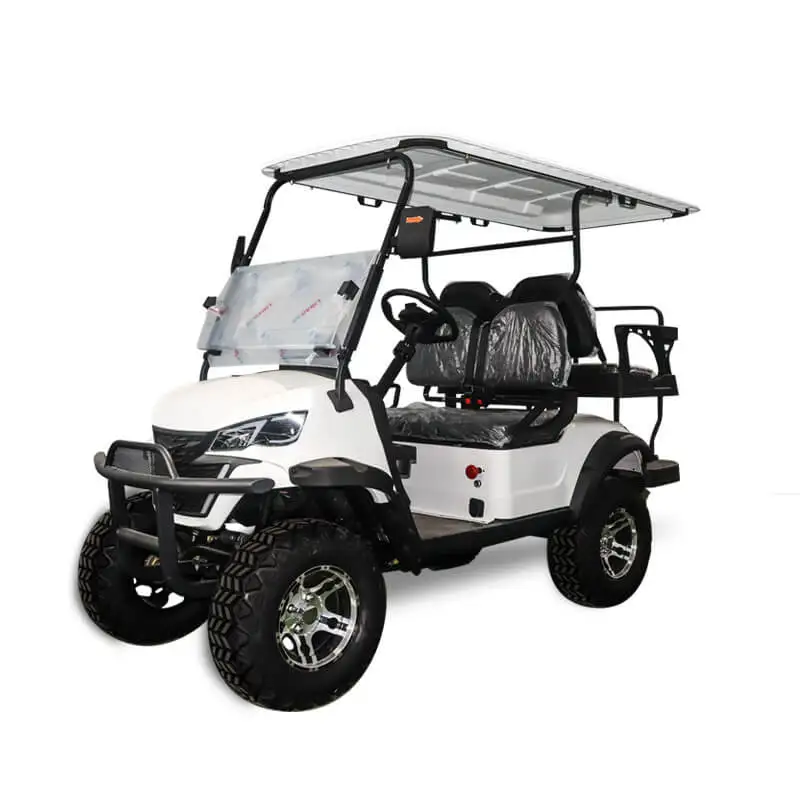 4-Sitzer-Offroad-Elektro-Golfwagen, günstige Preise, Buggy-Auto zum Verkauf, chinesische Club-Autos, 6 Volt De mit gefaltetem Golfwagen