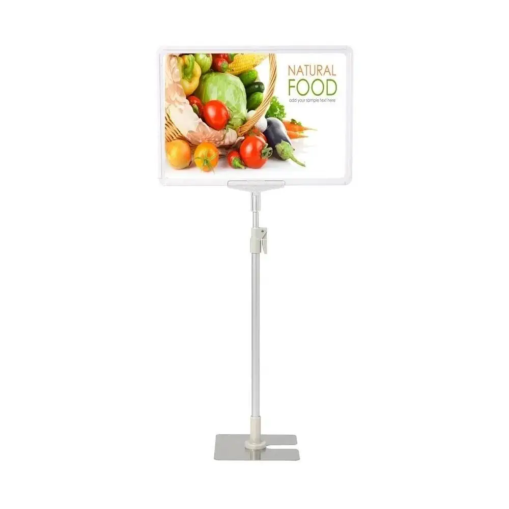A4 Table Top Poster Frame Pop Supermarket Price Tag Display Promotion Desk Sign Banner Label Holder Frame Clip Shelf Talker Rack
