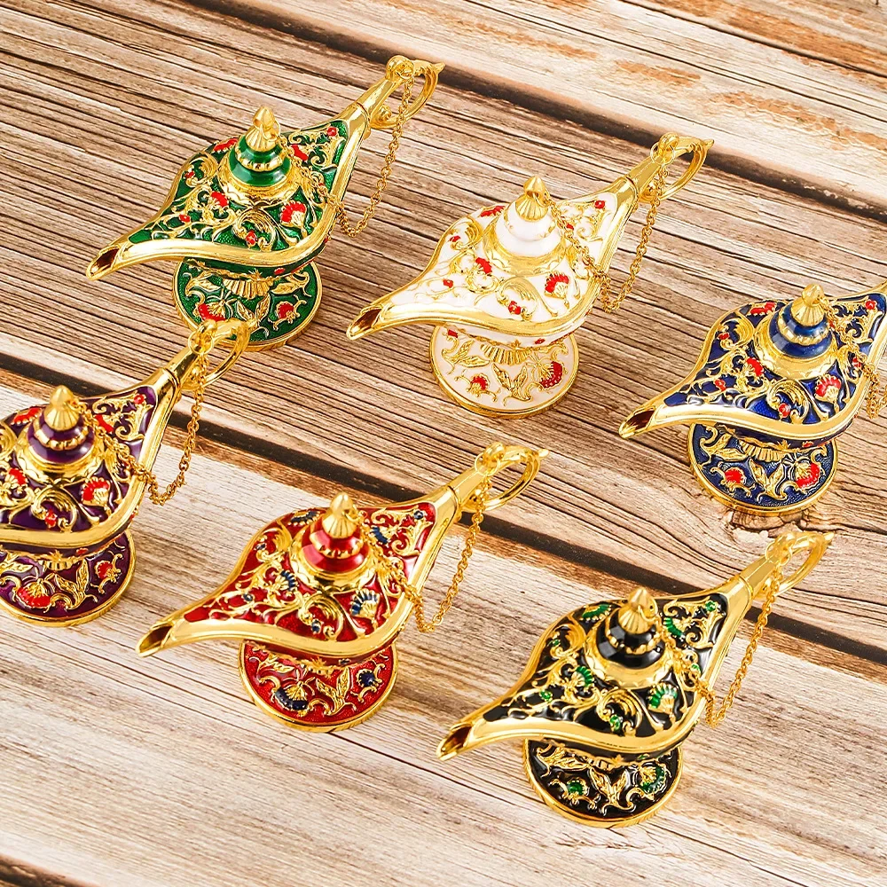 

Самые продаваемые украшения, волшебная лампа Аладдина, предметы для украшения дома в европейском стиле, элегантные украшения-фонарики желаний.