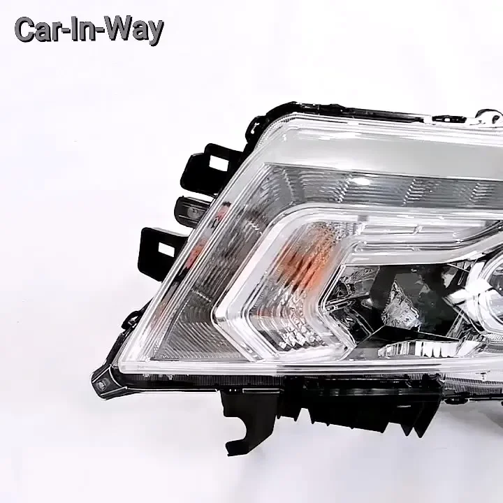 High quality car accessories front LED head lamp auto HID D23 head light NP300 body kit headlight for Nissan Navara  2018-2020