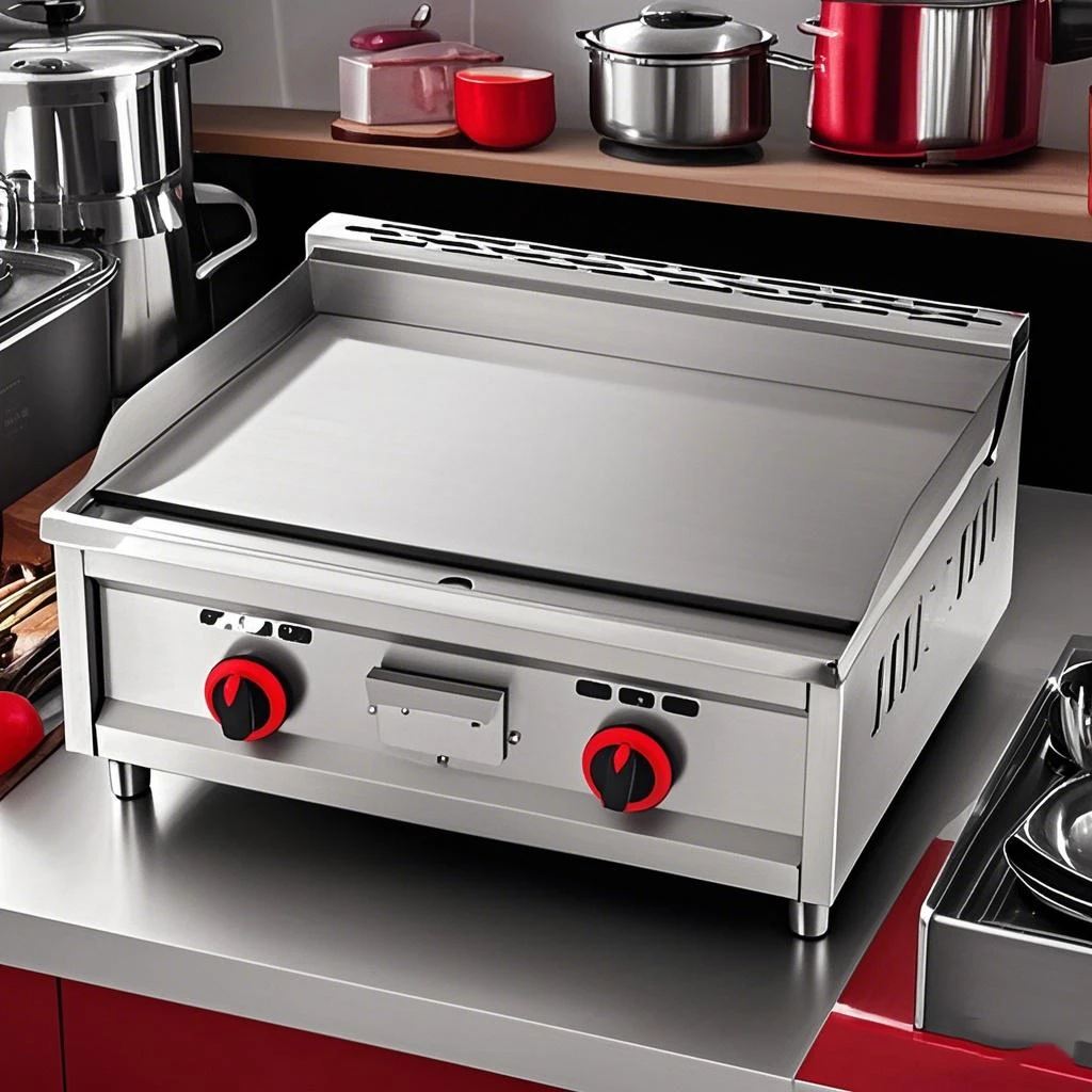 

Commercial Stainless Steel Counter Top Flat Plate Gas Griddle Lpg Griddle Gas Griddle Grill for Steak Burger Squid