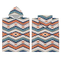 Serviette De bain en microfibre personnalisée, peignoir à capuche, Poncho pour la Plage, le Surf, pour adultes et enfants