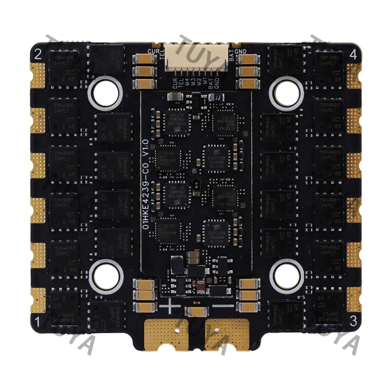 

5139 90A 4-в-1 ESC 2S-8S Lipo с низким уровнем шума и увеличенным временем полета, PWM для средних и больших FPV дронов для фристайла и гонок