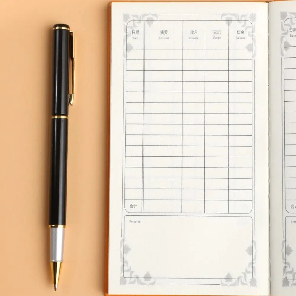 Money Income Expenditure A6 Business Bookkeeping Book Expense Ledger Book Household Finance Planner Account Tracker Notebook