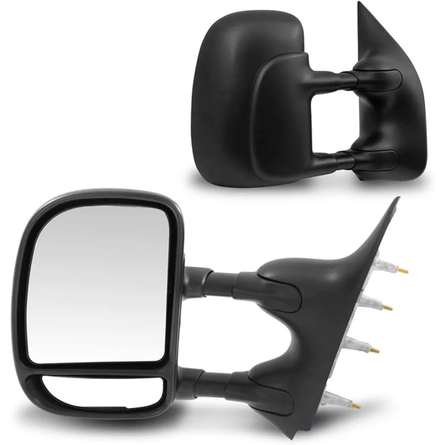 2 قطعة المرايا الجانبية تلسكوبي السحب اليدوي ل 20022016 E350 سوبر ديوتي E150 E250 Econoline فان Econoline E150 نادي عربة E350 Cl