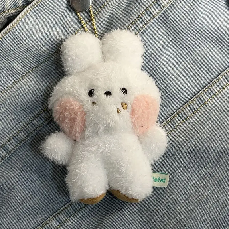 Cute Cartoon Animal Stuffed Toys Minini Series Bunny Plush Doll Keychain Bag Pendant Ornament Couple Pendant Christmas Gifts