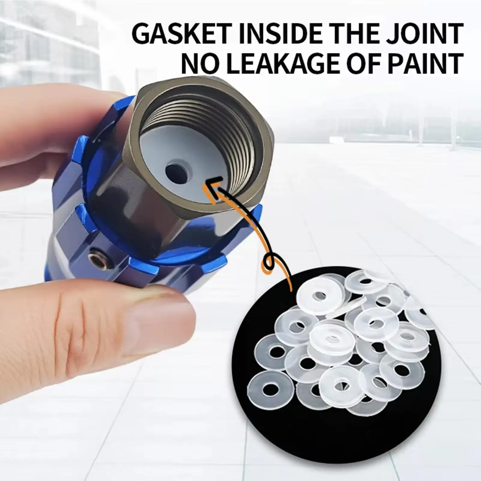 Paint Sprayer Swivel Joint Swivel Adapter 360 Degree Rotation Accessories For Furniture Wall Corners Ceilings Industrial