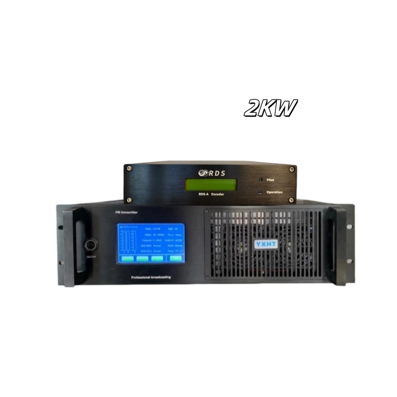 

YXHT-2, 2000W FM Transmitter + RDS Encoder Radio Digital System For Radio Station