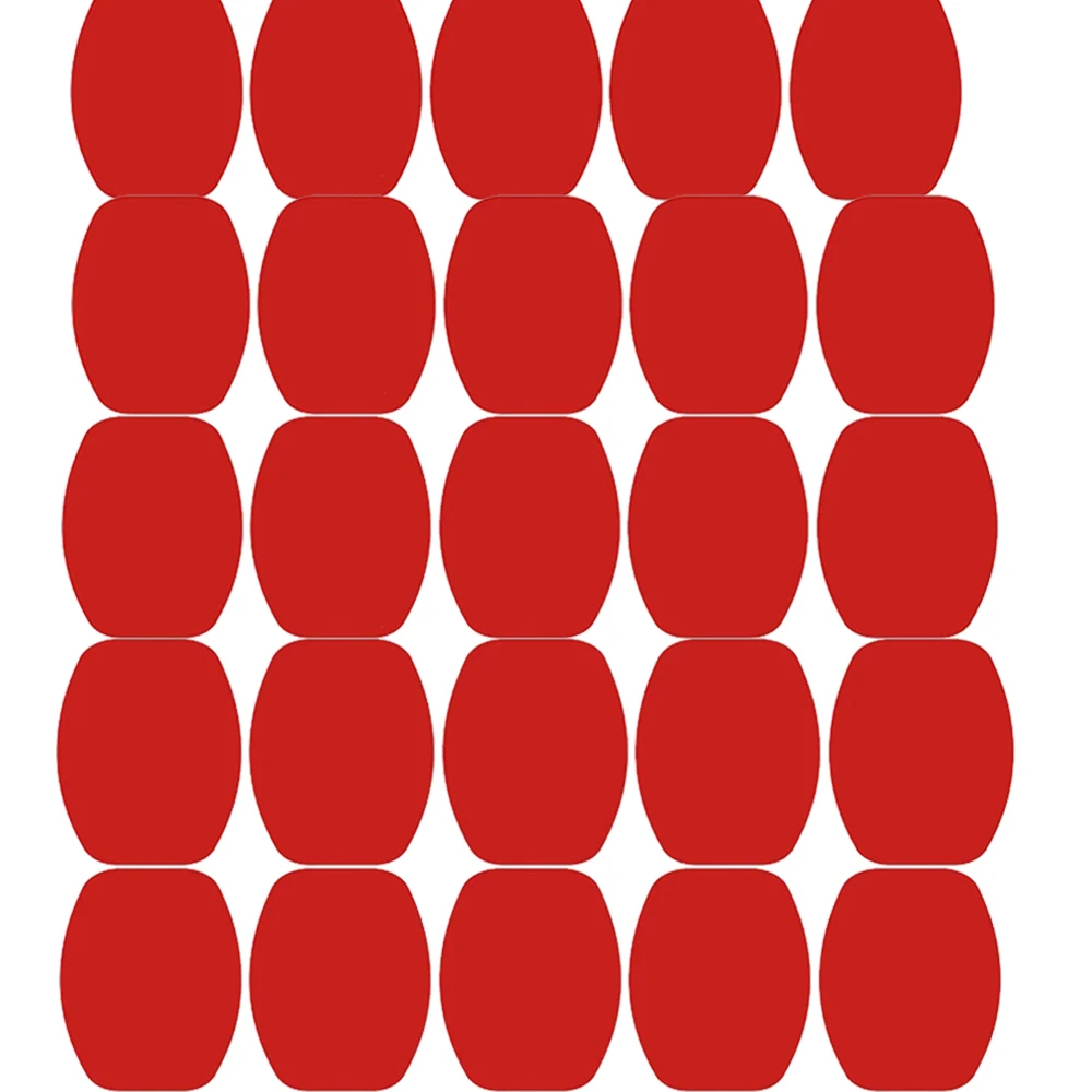 30 Pcs 3 M Red Adhesive Sticker Double Adhesive Tape Affected For Gopro Hero13 12 11 10 9 8 7 6 5 4 for SJ4000 for Xiaomi for Yi