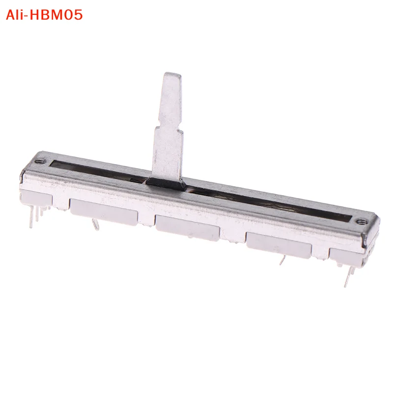 (HB05)1Pc For 60mm DJM 350 400 600 700 800 Push Fader Straight Slide Potentiometer DJ Mixer Stereo Fader Sliding Potentiometer