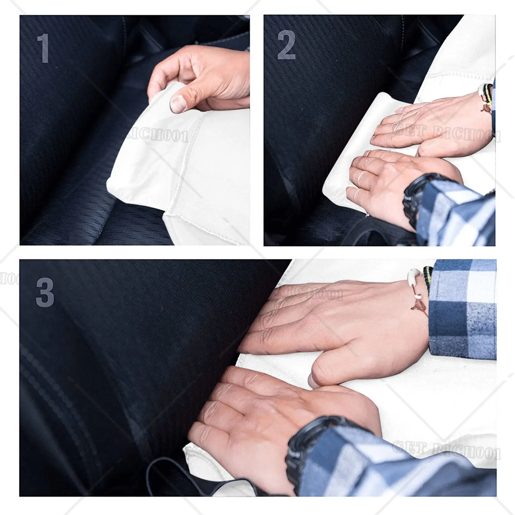 Funda Protectora para asiento coche con forma seta bruja، Funda Protectora para asiento lantero coche SUV، juego full pa