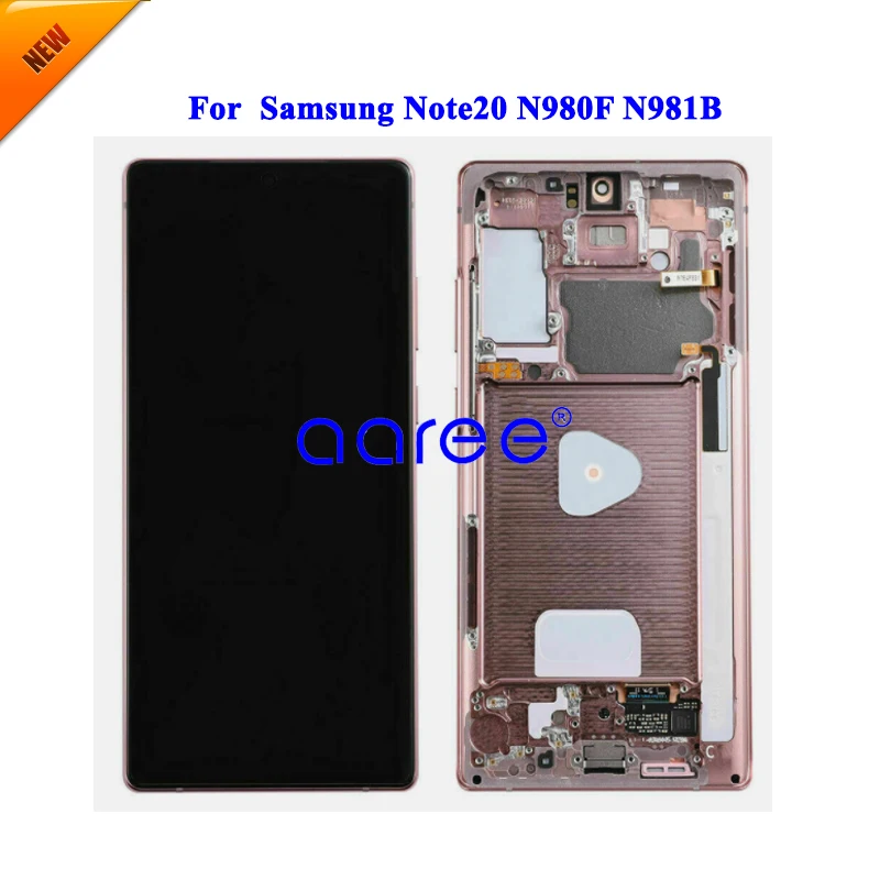 6.67' AMOLED OLED LCD For Samsung Note 20 For SAMSUNG Note 20 N980F Disaplay LCD Screen Touch Digitizer Assembly