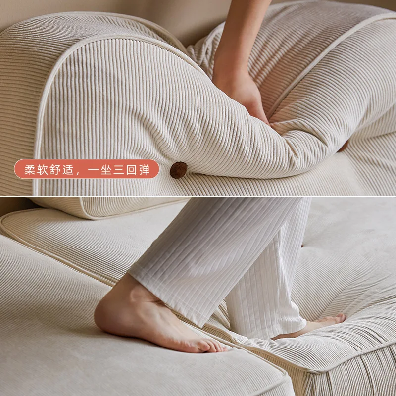 Sofa Modular Kombinasi Tofu Ruang Tamu Sheep Party, Tempat Tidur Variabel