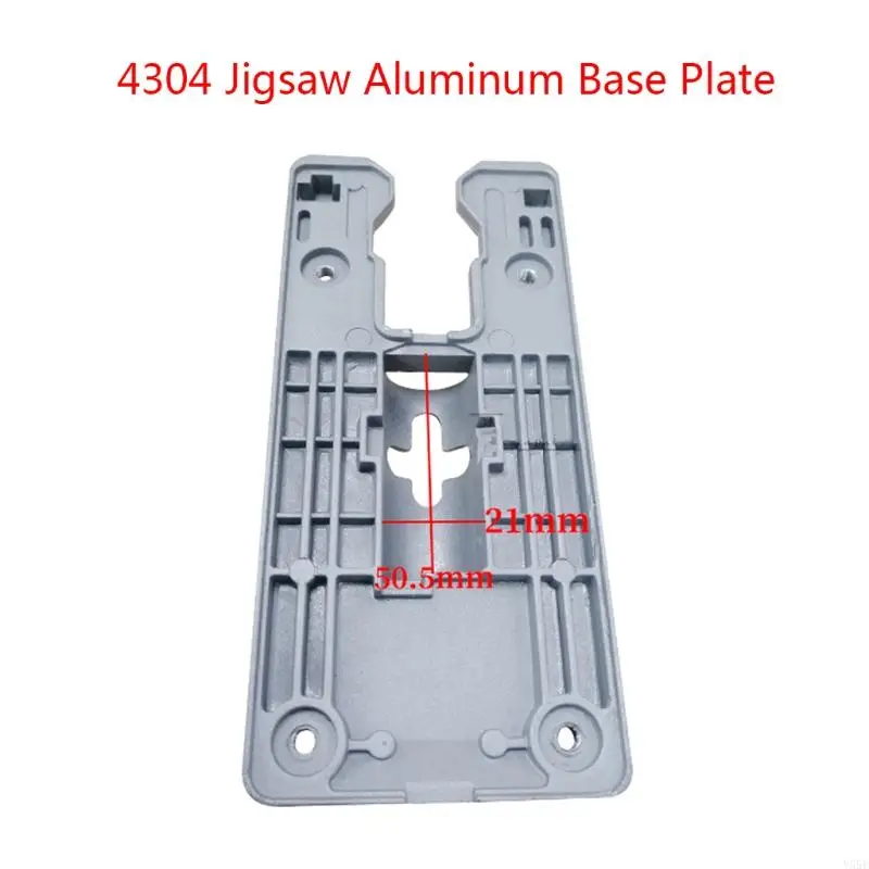 Y55E Jig Replacement Base Plate Aluminum Base Plate Power Tool Jig Base Stand Accessories Base 6 Inches