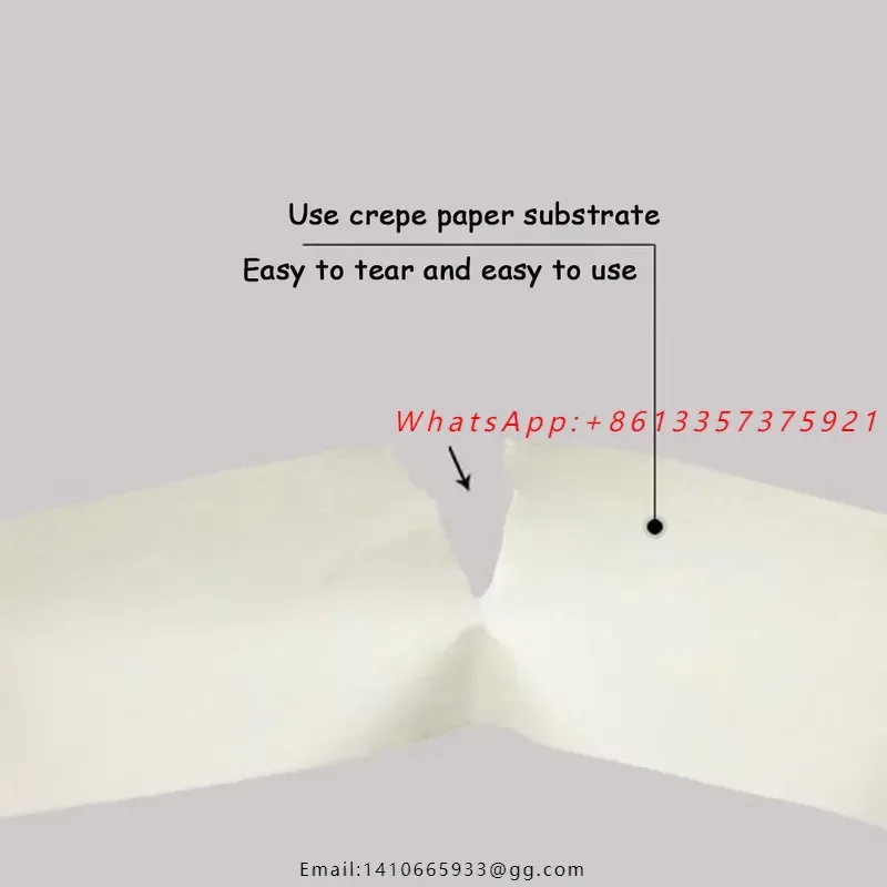 1PC 20M Low viscosity Masking Tape White 6mm-50mm Single Side Tape Adhesive Crepe Paper for Oil Painting Sketch Drawing