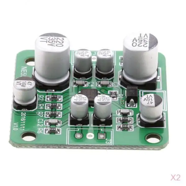 Stereo Audio Preamplifier NE5532 Board Amplifier Module for 4558 LM833 Speaker Sound Enhancement