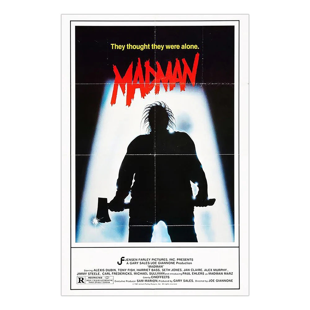 V2329 Madman Vintage Classic Movie Wall Silk Cloth HD Poster Art Home Decoration Gift