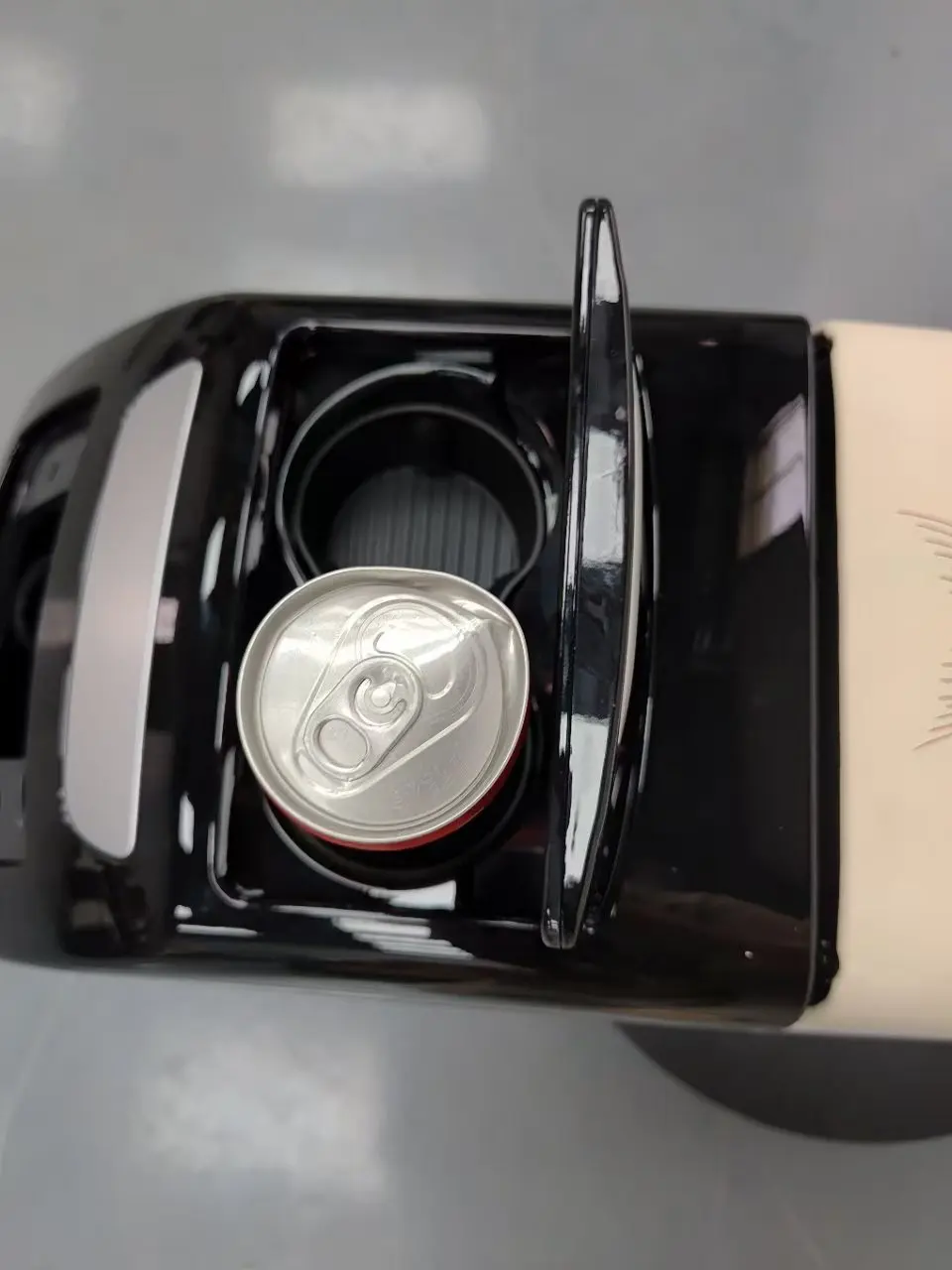 Premium Leather & ABS Car Console Armrest Front & Rear with Storage Box and Cup Holder Function