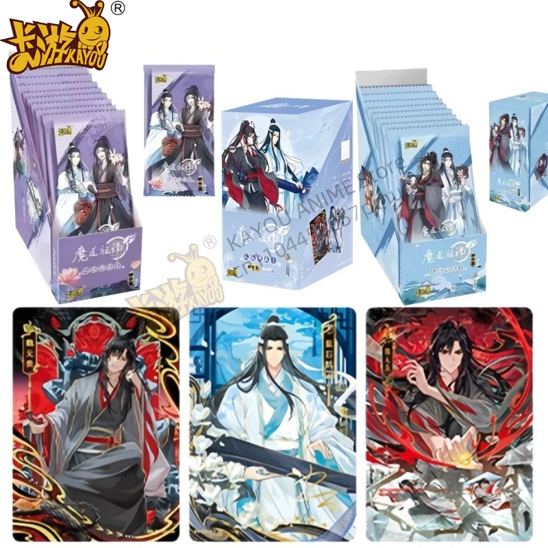 

Оригинальная карта KAYOU Mo Dao Zu Shi, глава «Пьяная мечта», коллекционные карты Wei Wuxian и синяя машина для забывания, периферийные устройства, подарок