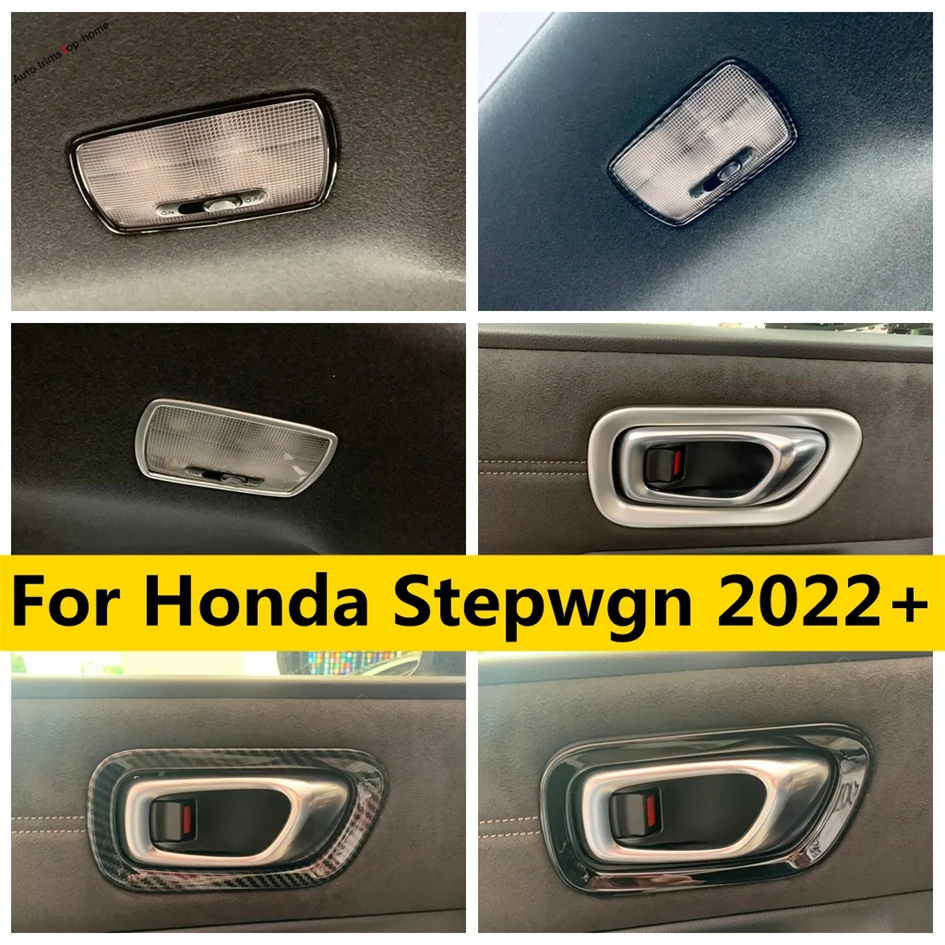 

ABS Reading Light Lamp Decoration Frame Door Handle Clasing Bowl Cover Trim Fit For Honda Stepwgn 2022 2023 2024 Car Accessories