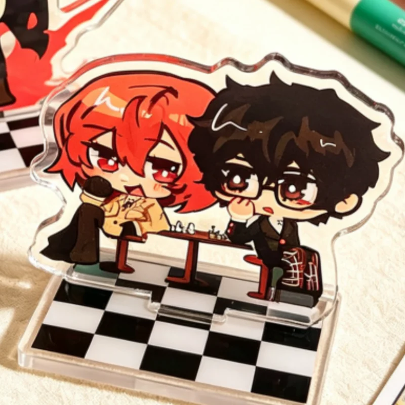 Shuake Acrylic Standee Akechi Goro  Joker Fan‑Art Character Desktop Display Decor Cosplay Accessory Figure Gift for P5 Game Fans - view 5
