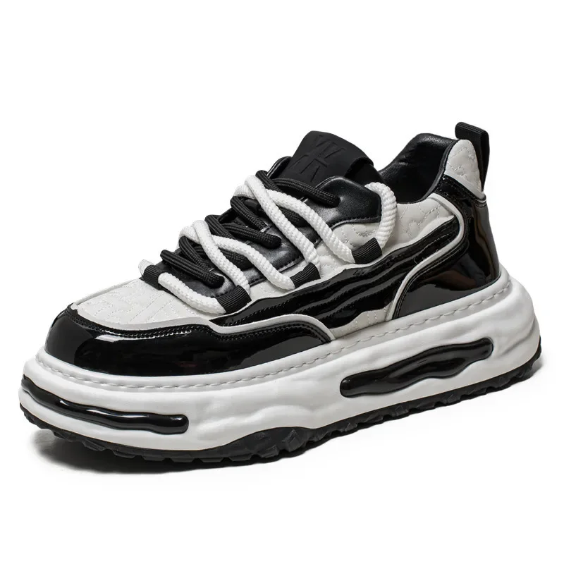 جديد الرجال أحذية رياضية كاجوال الشباب الحرم الجامعي نمط سميكة سوليد الارتفاع زيادة مقاومة للاهتراء احذية الجري Zapatos Para Hombres