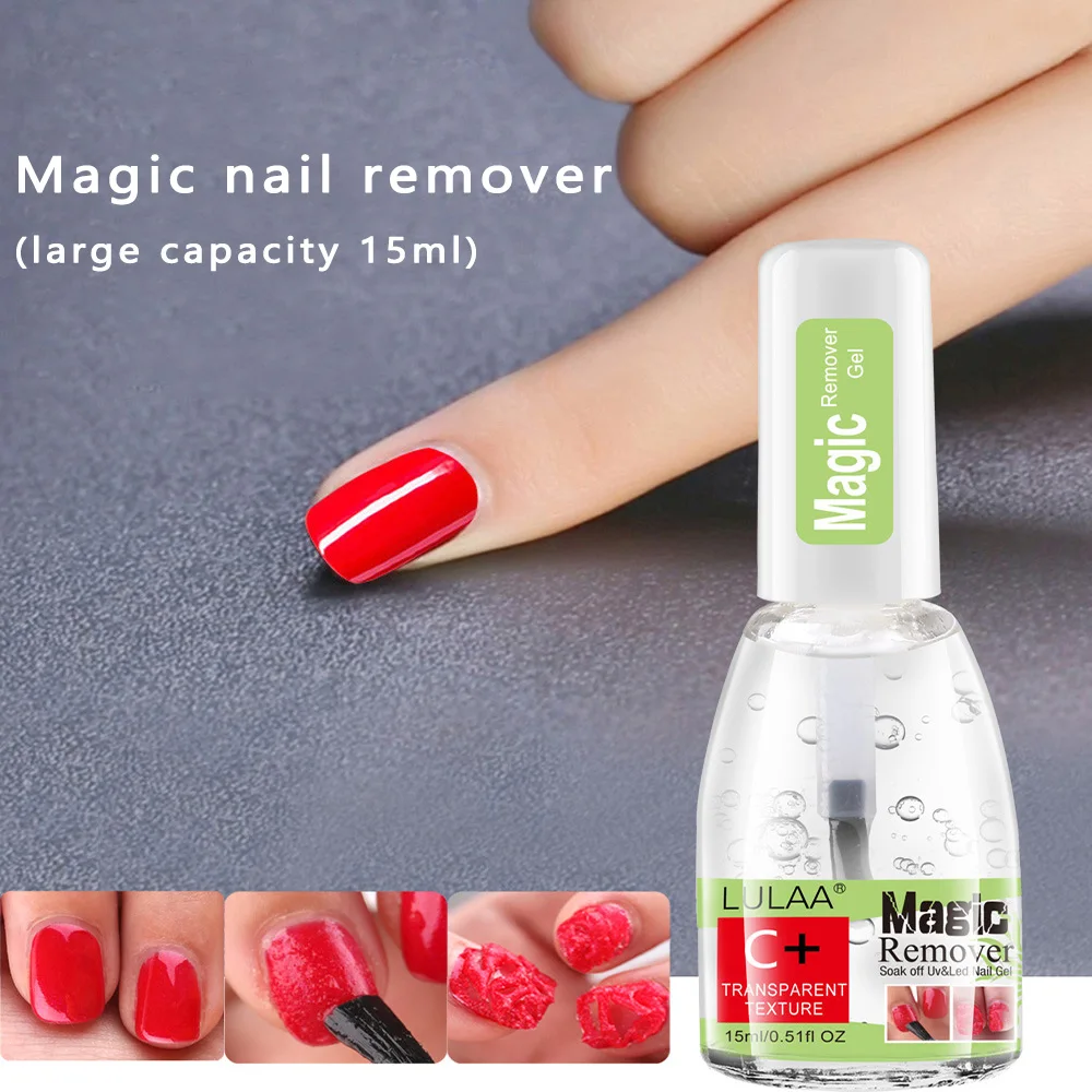 

Magic Professional Gel Polish Permanent Nail Remover Polish Eliminator Cleanup Tools Degreaser Aasily Convenient Nails Liquid