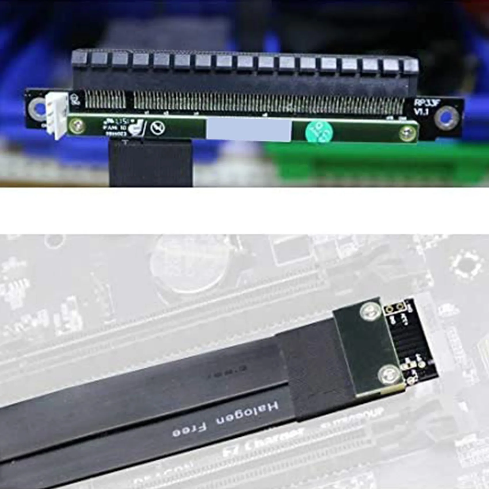 Extension Cable R43SR M.2 NGFF NVMe Key M to PCIE X16 Graphics Card Riser Adapter 16X PCI-E for M.2 2230 2242 2260 2280