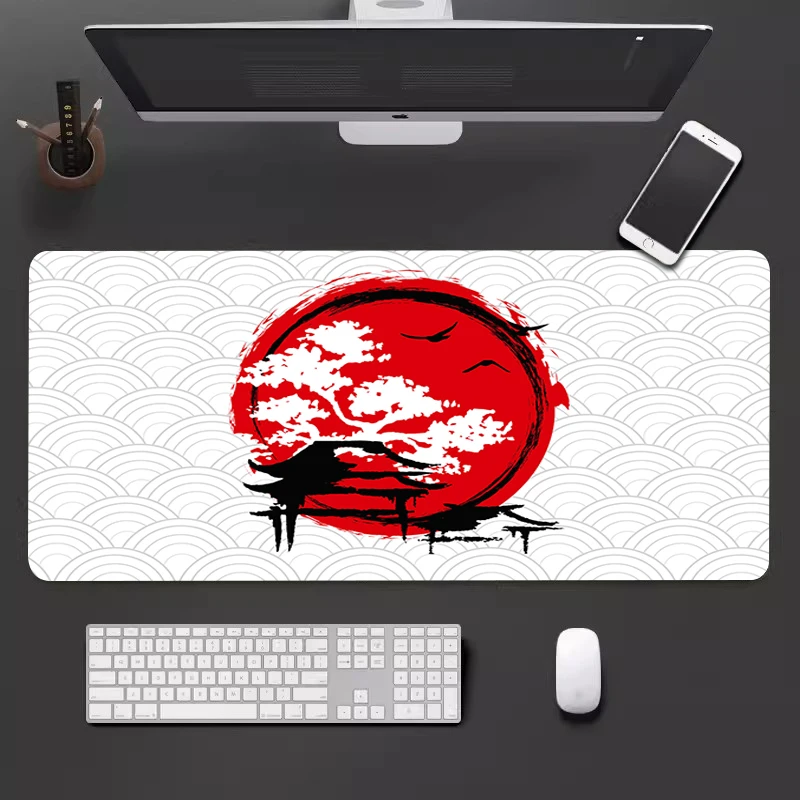 

Mousepad Japan Great Waves Deskmat Natural Rubber Computer Mouse Pad Anime Xxl Gaming Desktop Accessories Office Desk Mat Pads