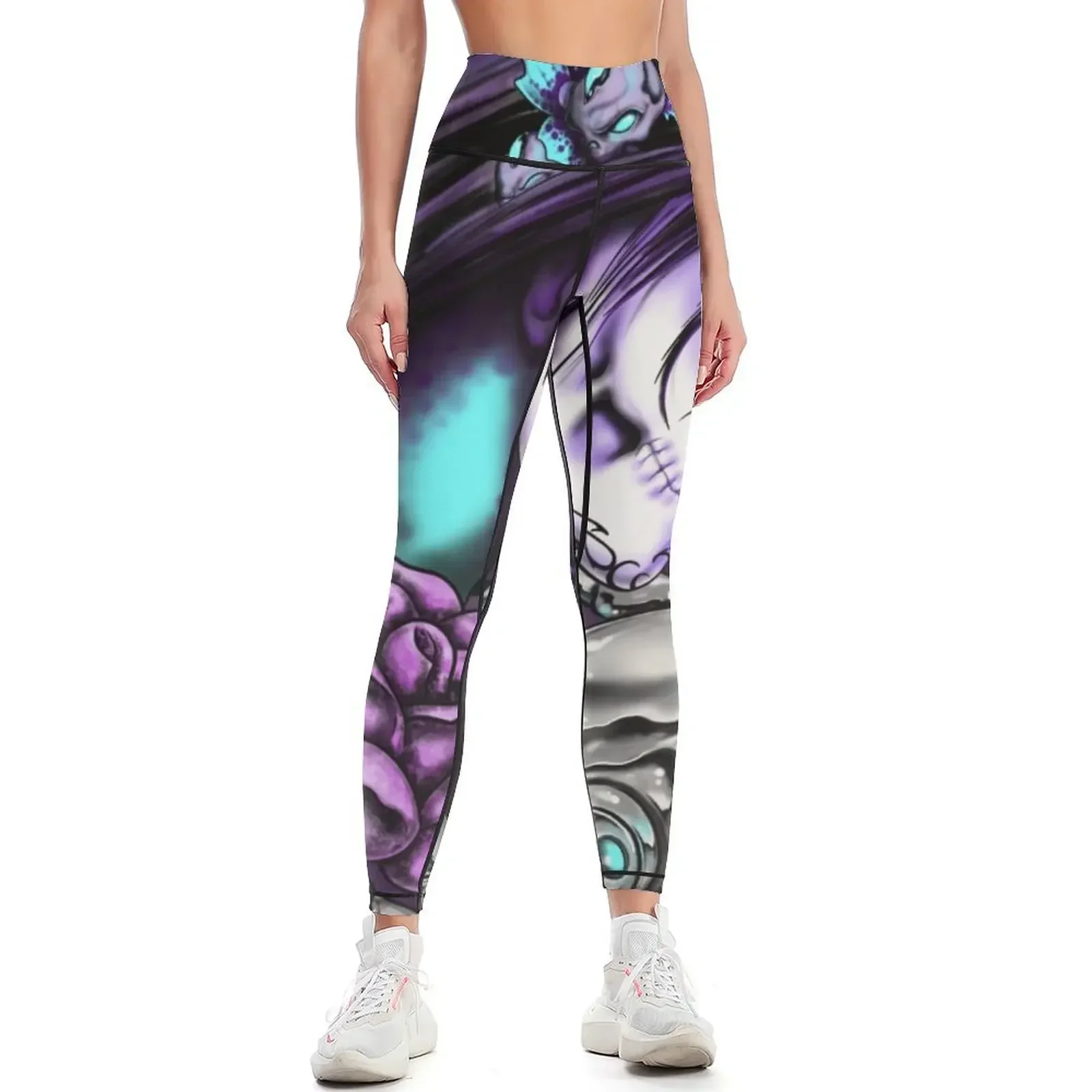 

THE DAY OF THE DEAD Leggings Women's pants legging gym sporty woman push up harem pants Womens Leggings