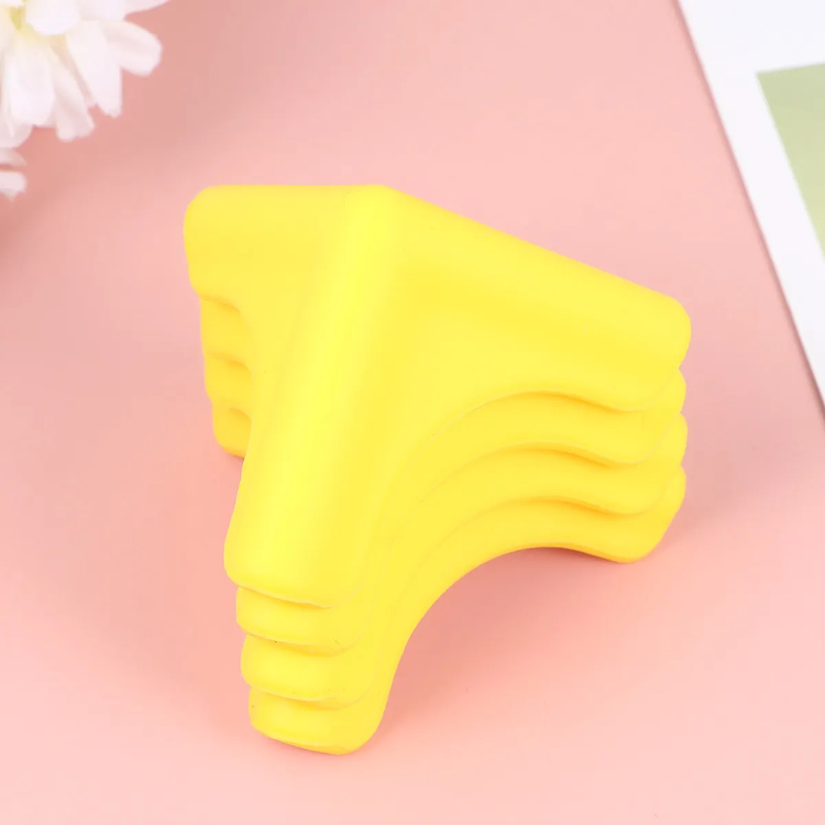 

4Pcs Flexible Silicone Corner Protectors for Toddlers Learning to Desk Table Edge Guards Home Furniture Corner