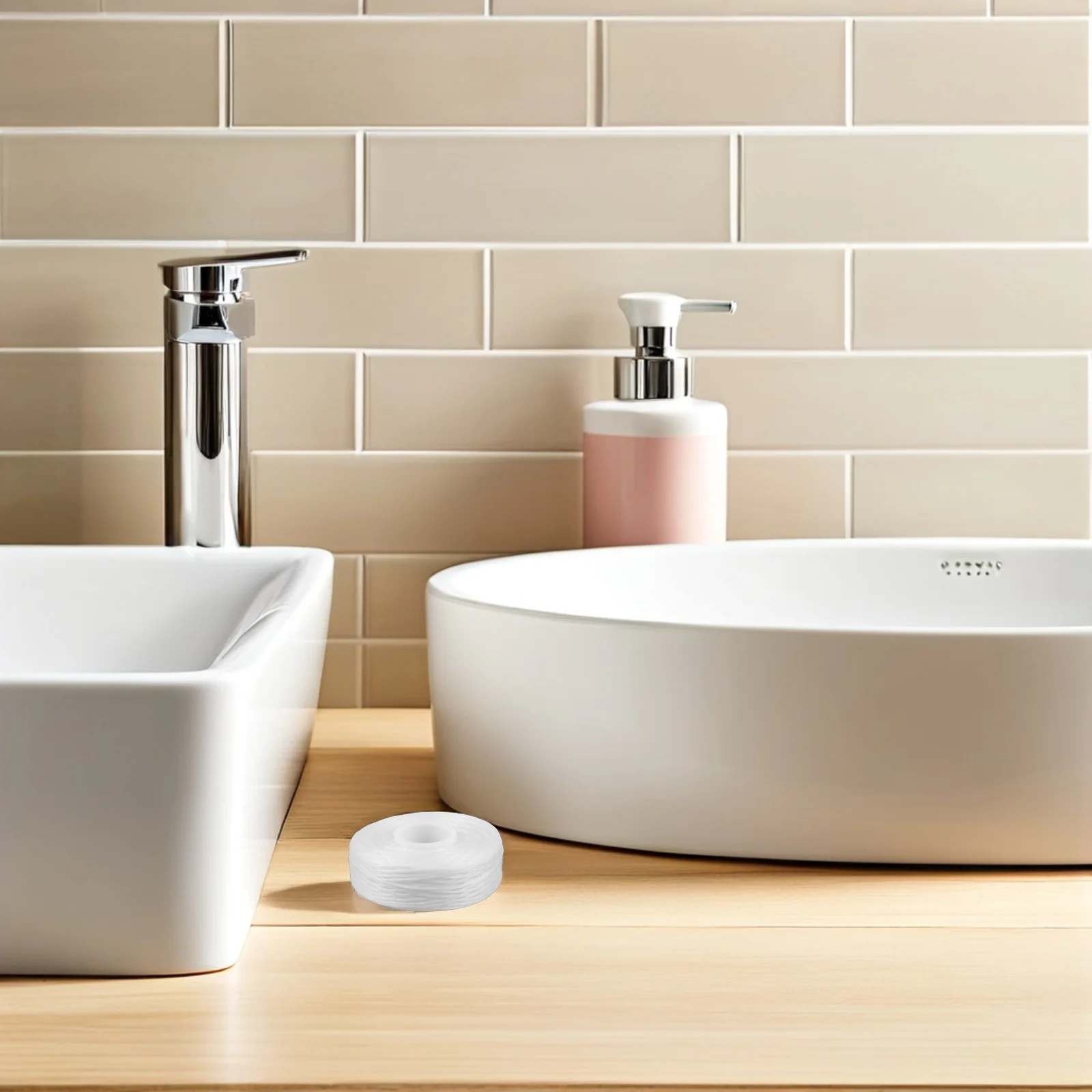 

10Pcs 50M Polyester Dental Floss Refill Core Gentle on Gums Efficient Cleaning Replacement Spool Oral Floss Refill