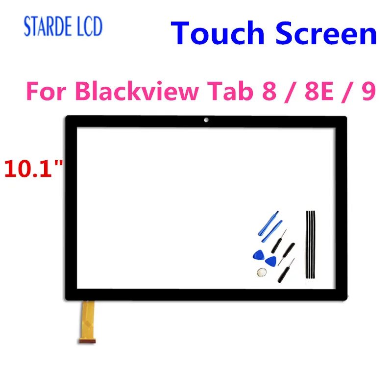 Nowy 10.1 cal dla Blackview Tab 8 / 8E Tablet dotykowy ekran zakładka 9 Digitizer Panel dotykowy części zamiennej szkła